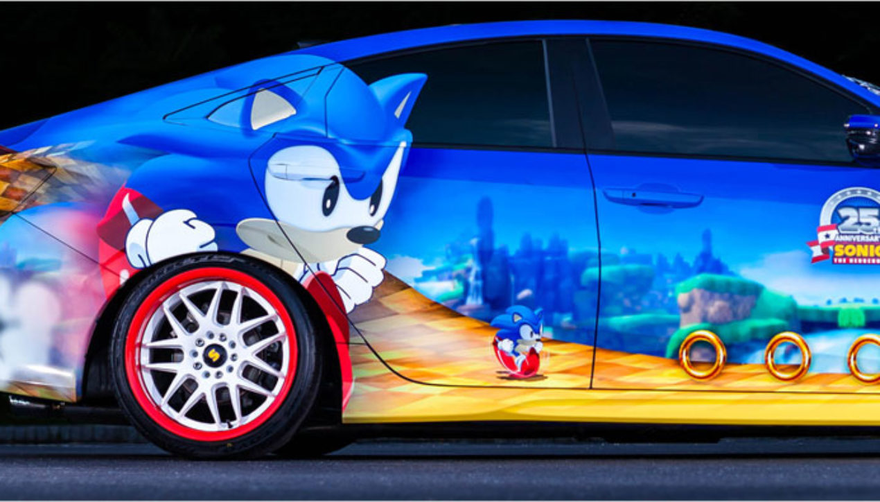 2016 Honda Sonic Civic ฉลอง 25 ปี Sonic the Hedgehog