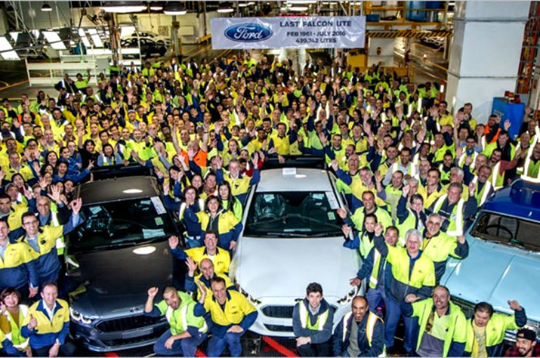Ford ยุติสายการผลิตรถยนต์ทั้งหมดในออสเตรเลียตุลาคมนี้