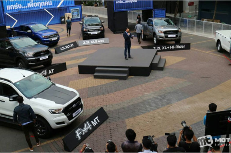 Ford Ranger เปิดตัว 6 รุ่นย่อยใหม่ FX4, XL และ XLS
