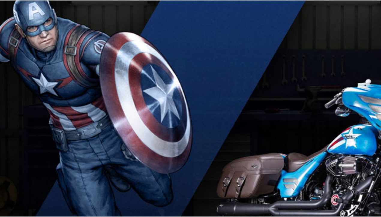Harley-Davidson และ Marvel ร่วมฉลอง 75 ปี Captain America