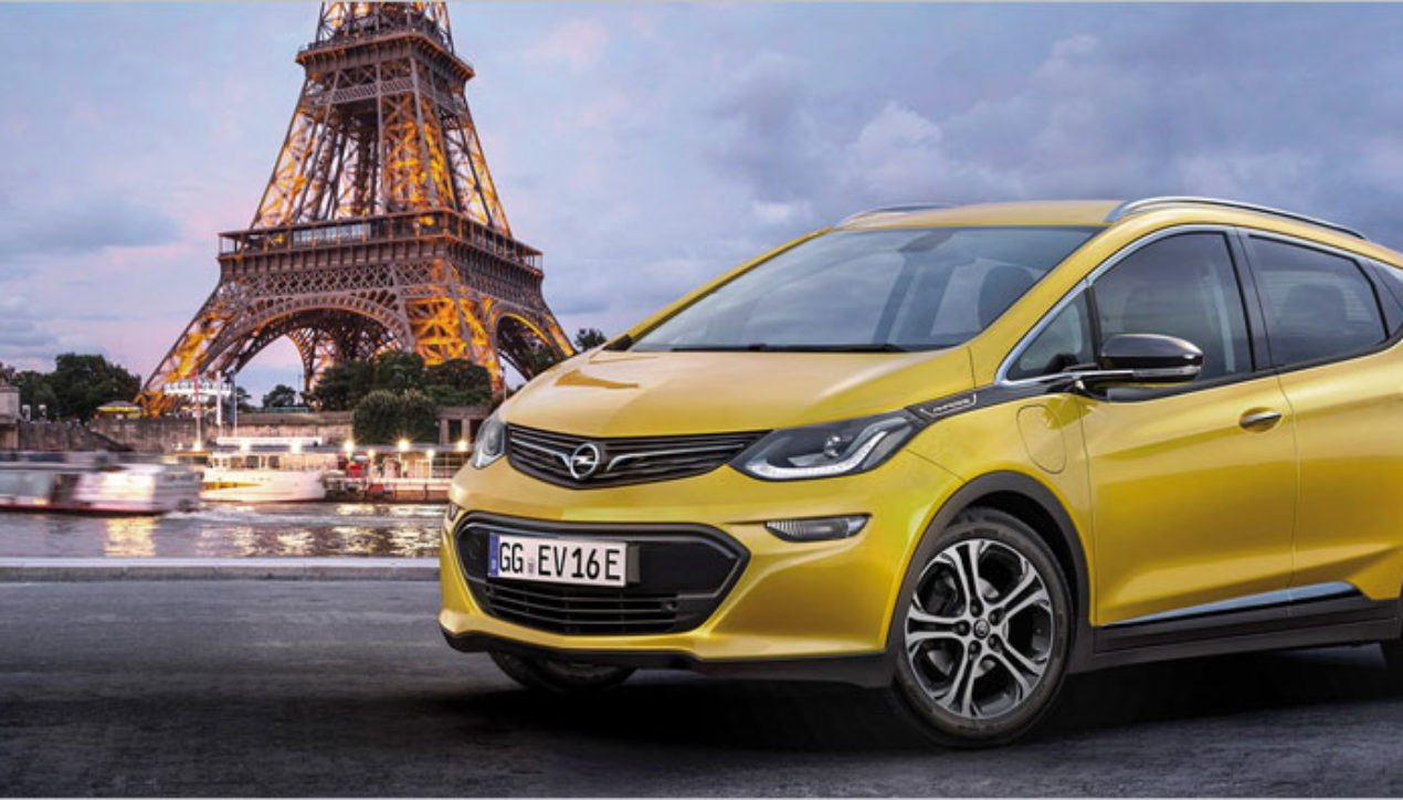 2017 Opel Ampera-e ฝาแฝด Chevy Bolt สำหรับฝั่งยุโรป