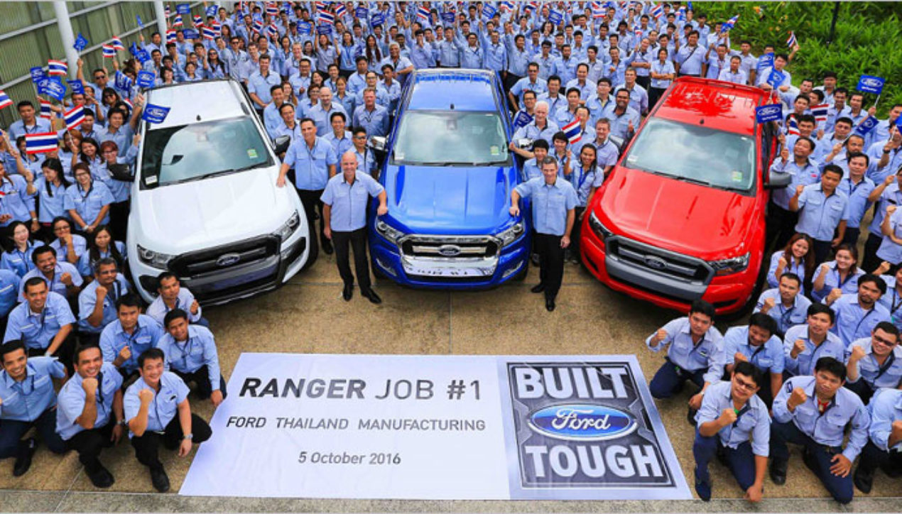 Ford Ranger เปิดสายการผลิตที่โรงงานระยองเป็นทางการ