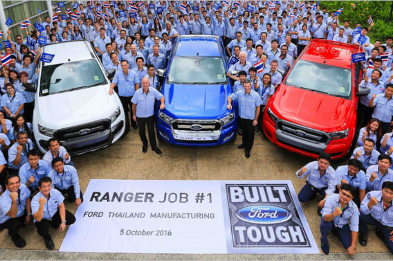 Ford Ranger เปิดสายการผลิตที่โรงงานระยองเป็นทางการ
