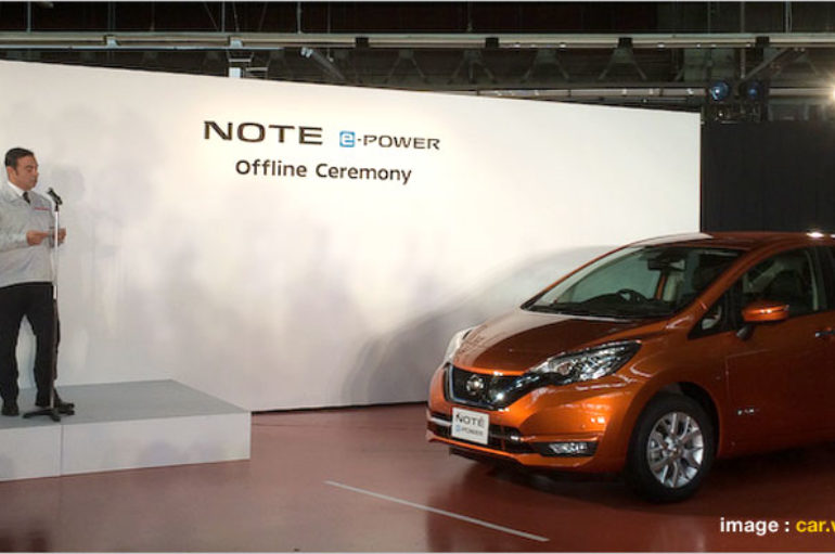 2017 Nissan Note เพิ่มรุ่นขยายระยะทาง Range extender e-Power