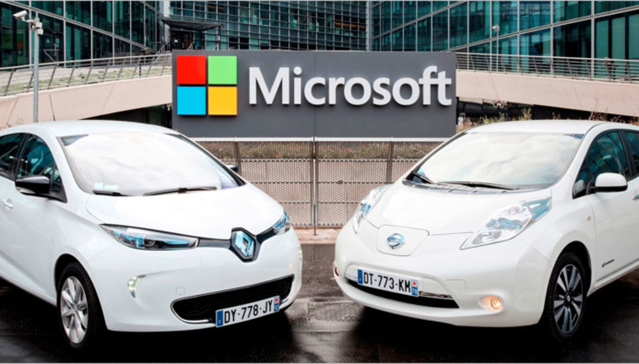 Renault-Nissan Alliance และ Microsoft พัฒนาระบบเชื่อมต่อภายในรถยนต์
