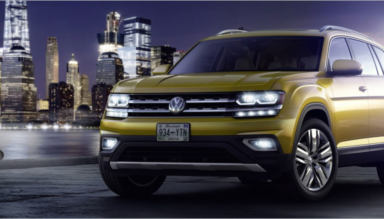 2018 Volkswagen Atlas รถ SUV 7 ที่นั่งสำหรับคนอเมริกัน
