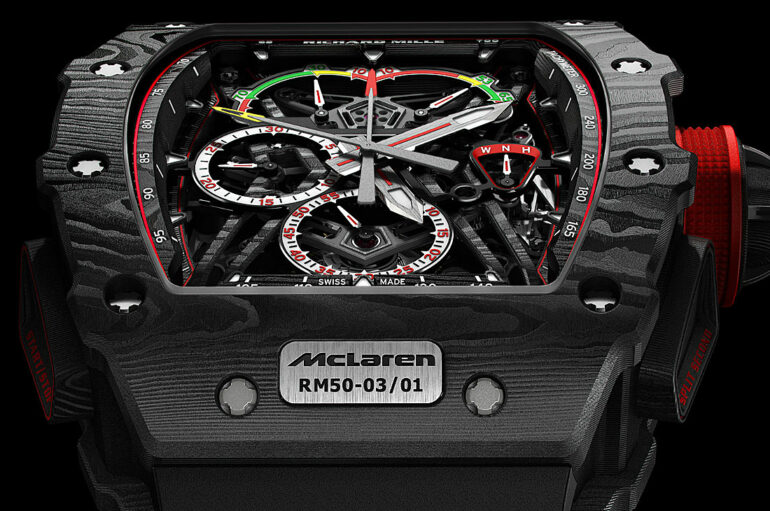 Richard Mille 50-03 McLaren นาฬิกาสำหรับมหาเศรษฐีหัวใจสปอร์ต