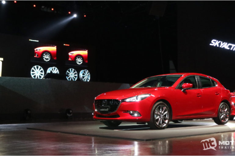 2017 Mazda3 ปรับโฉม เพิ่มเทคโนโลยีใหม่ G-Vectoring Control