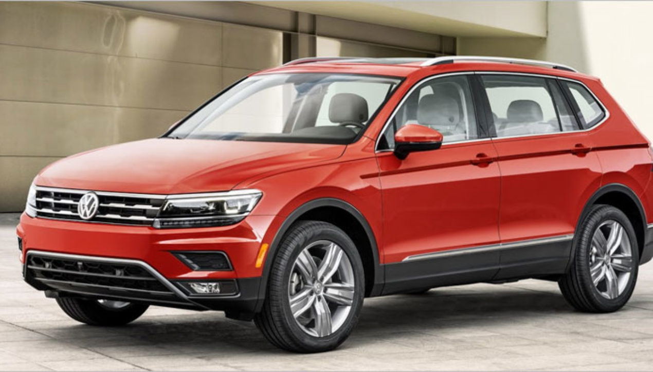 2018 Volkswagen Tiguan Allspace ยืดฐานล้อเพิ่มเนื้อที่ในห้องโดยสาร