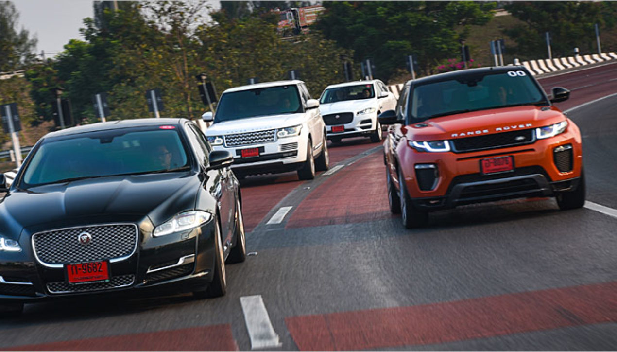Jaguar Land Rover ทดสอบรถยนต์ 5 รุ่น เส้นทางกรุงเทพฯ-ภูเก็ต
