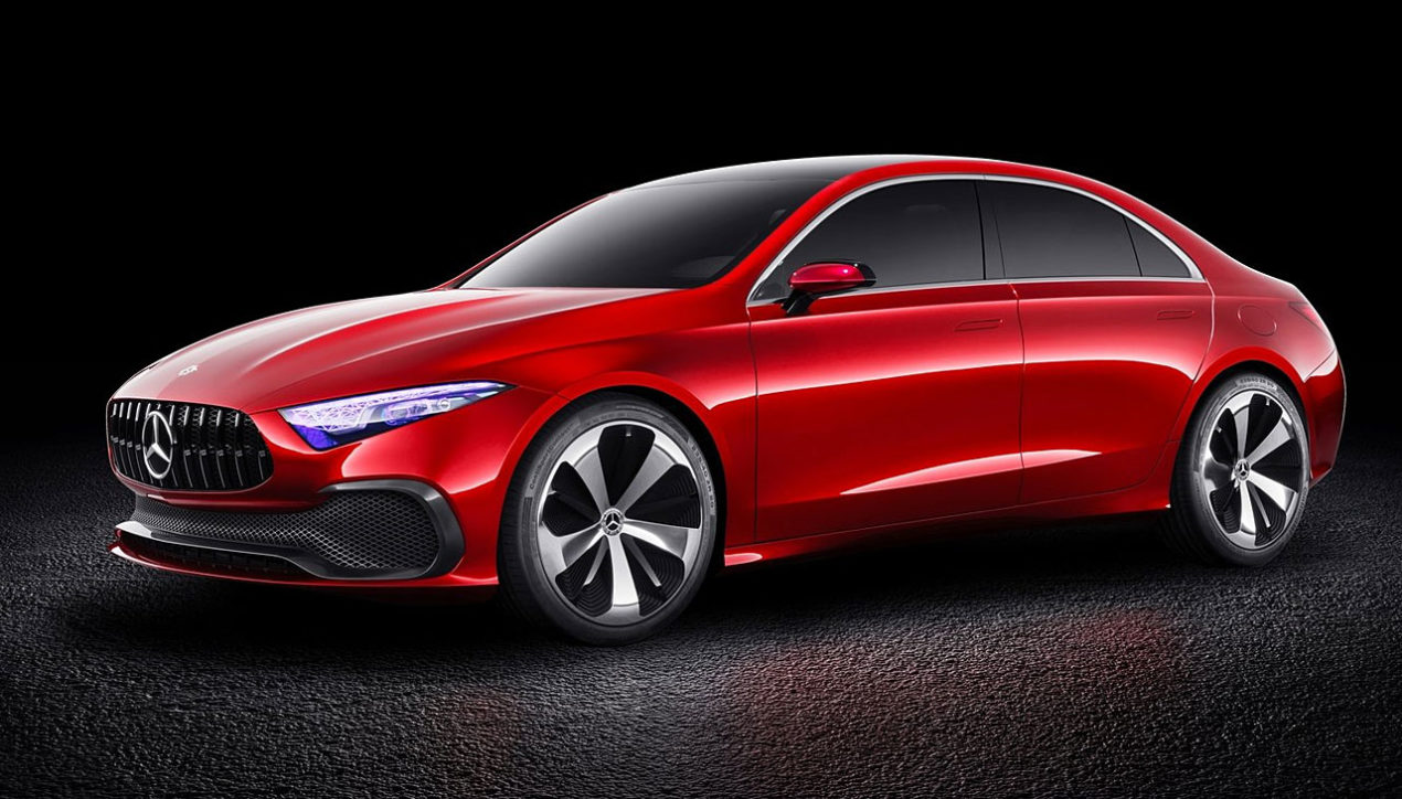 2017 Mercedes-Benz Concept A Sedan ต้นแบบซีดานขนาดคอมแพคท์รุ่นใหม่