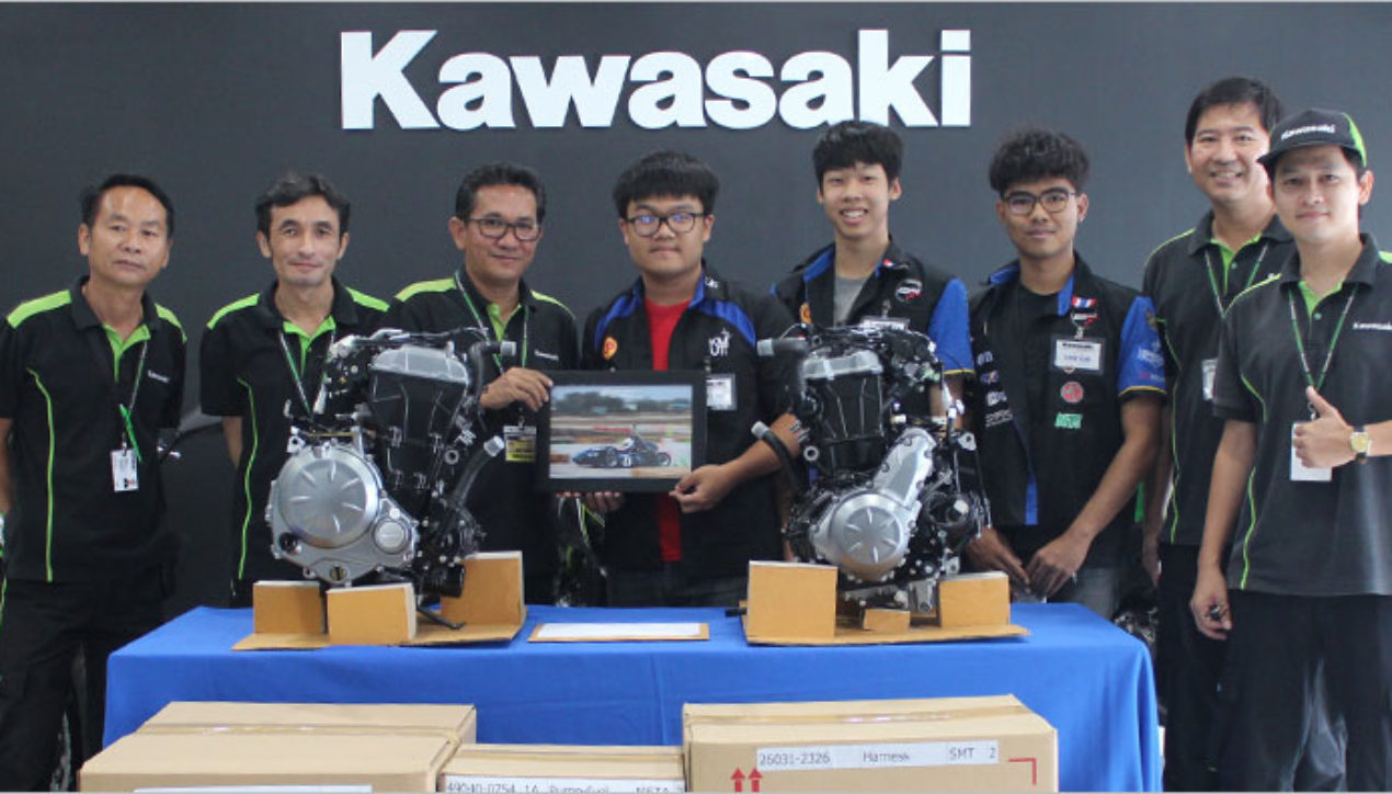 Kawasaki ร่วมสนับสนุน KMUTT Formula Student 2017