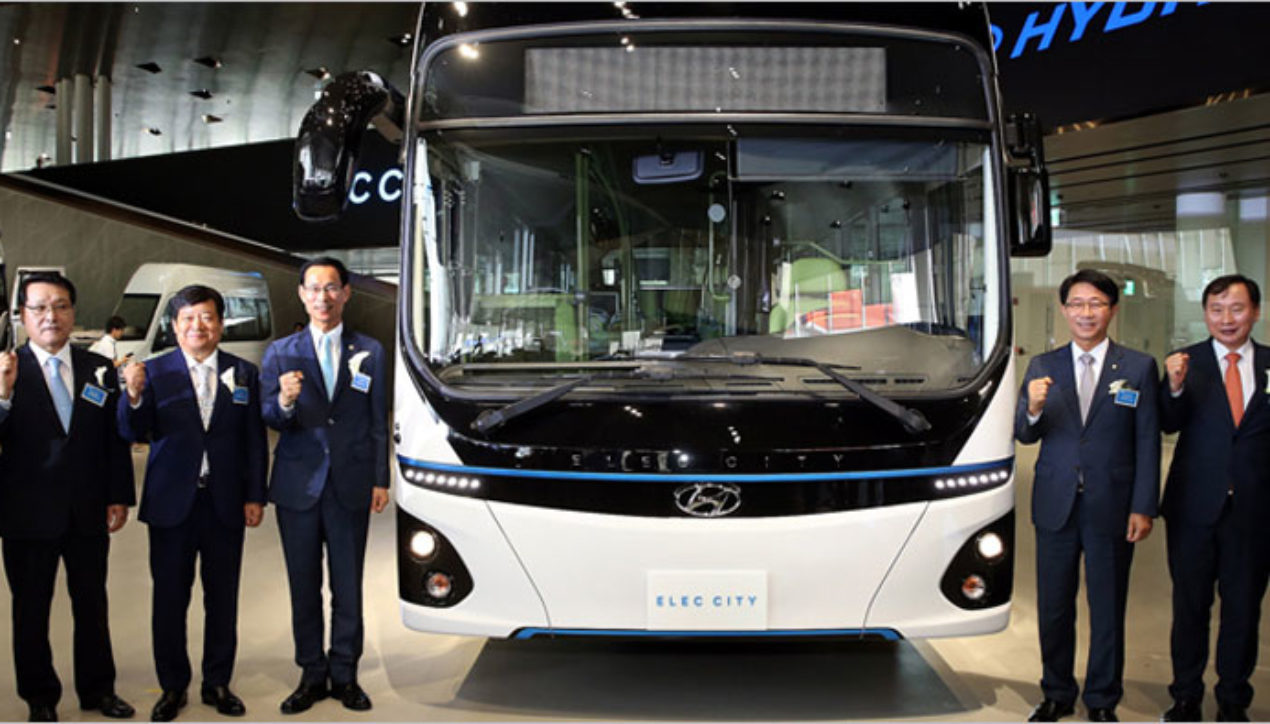 Hyundai Elec City รถบัสไฟฟ้ารุ่นจำหน่ายจริงเตรียมจำหน่ายในเกาหลีใต้