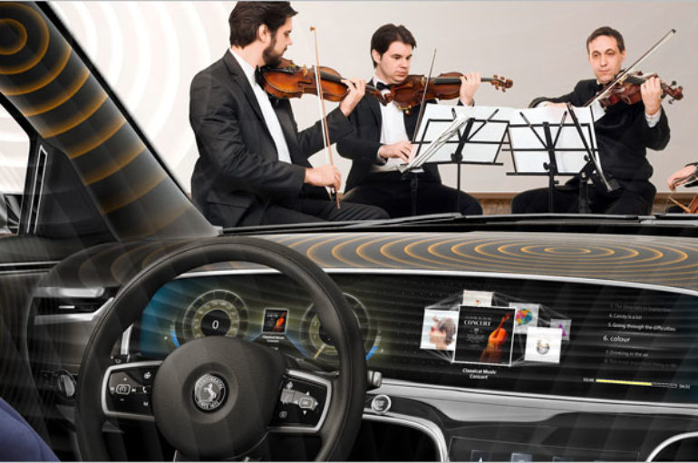 Continental เปิดตัวเทคโนโลยีฟังเพลงแบบไร้ลำโพงในรถยนต์
