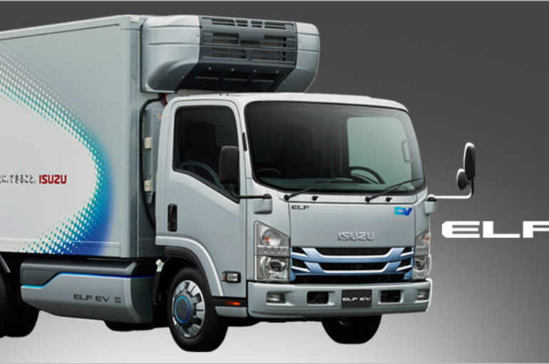 2018 Isuzu Elf EV ยกระดับการขนส่งด้วยรถบรรทุกมลพิษศูนย์