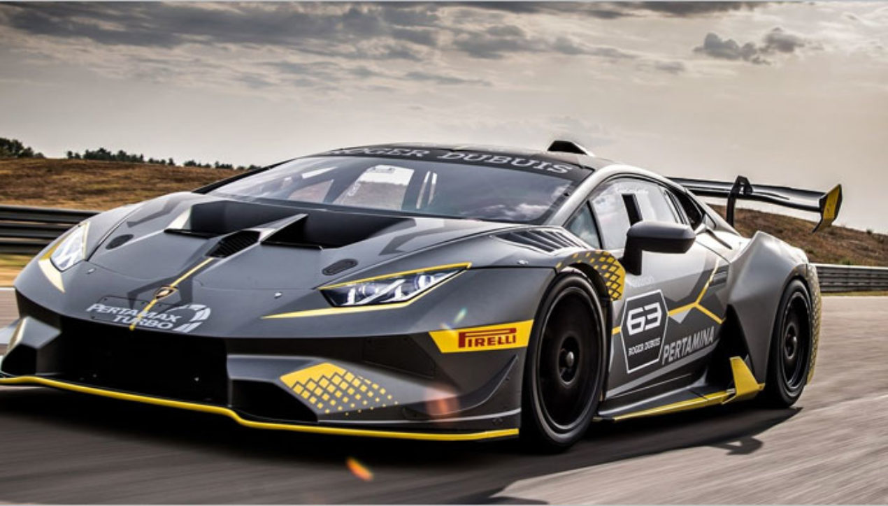 2018 Lamborghini Huracan Super Trofeo Evo ปรับปรุงอากาศพลศาสตร์