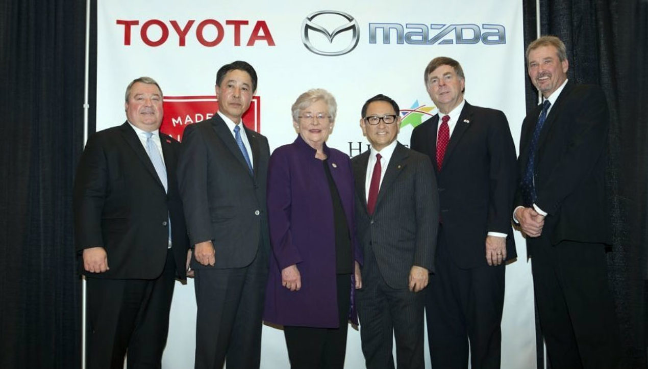 แอลบามาได้รับเลือกเป็นที่ตั้งโรงงานมูลค่า 5.2 หมื่นล้านบาทของ Toyota/Mazda