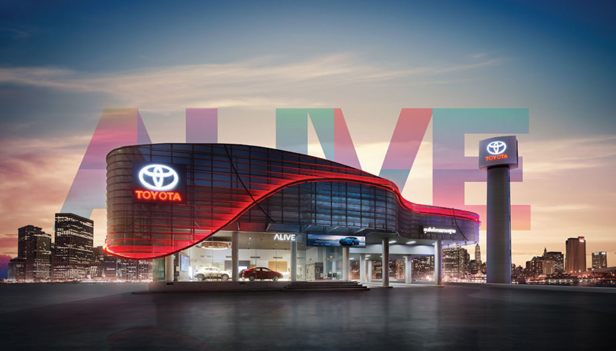 Toyota LIVE ALIVE : โชว์รูมแบบใหม่ ALIVE Space สำหรับคนยุคมิลเลนเนียล
