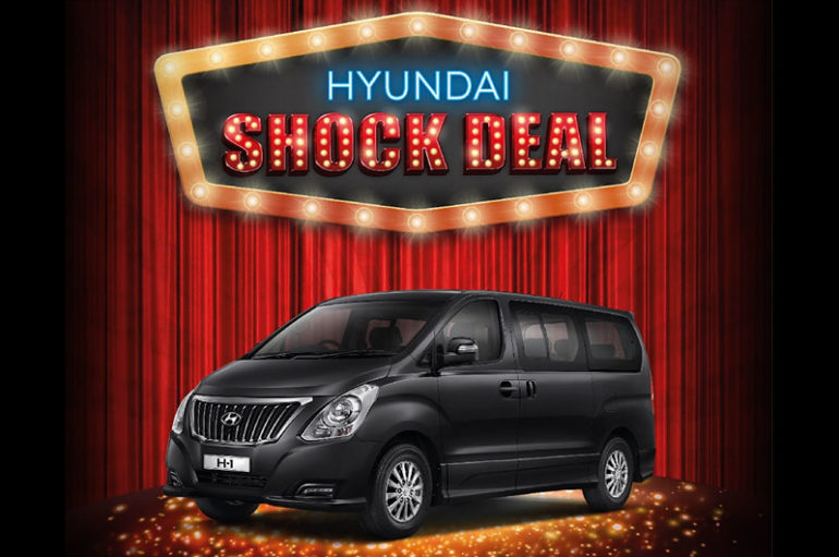 Hyundai Shock Deal แคมเปญพิเศษสำหรับ H-1 วันนี้ถึง 15 สิงหาคม 2561