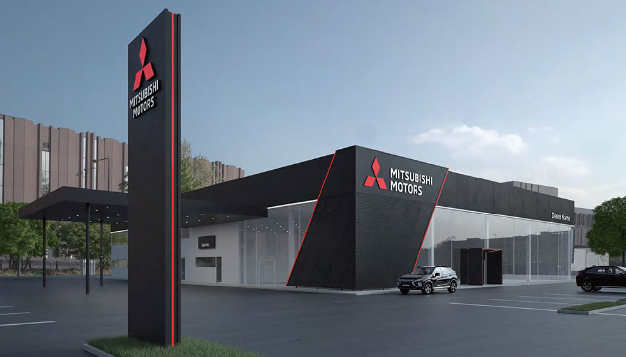 Mitsubishi Motors เผยดีไซน์โชว์รูมใหม่ เตรียมใช้ทุกสาขาทั่วโลก