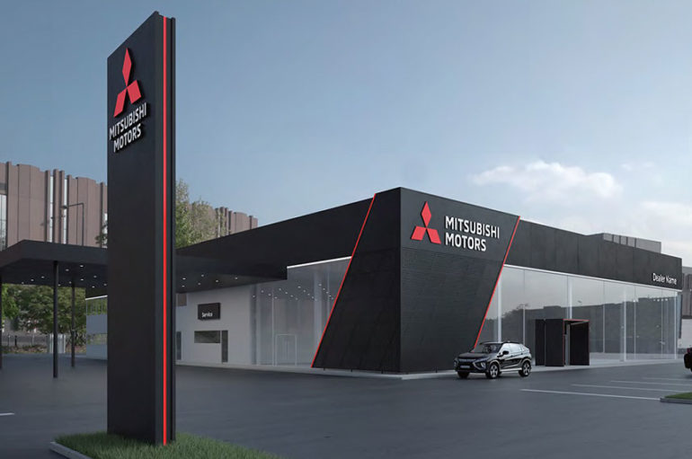 Mitsubishi Motors เผยดีไซน์โชว์รูมใหม่ เตรียมใช้ทุกสาขาทั่วโลก