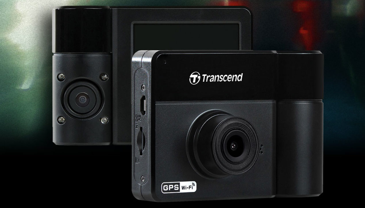 Transcend เปิดตัวกล้องติดรถยนต์แบบคู่ มุมกว้าง DrivePro 550
