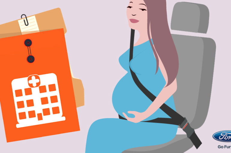 Ford แนะเคล็ดลับการเดินทางเพื่อความปลอดภัยของแม่และเด็กในครรภ์