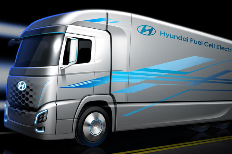 Hyundai เตรียมเปิดตัวรถบรรทุกพลัง Fuel Cell ภายในปี 2019