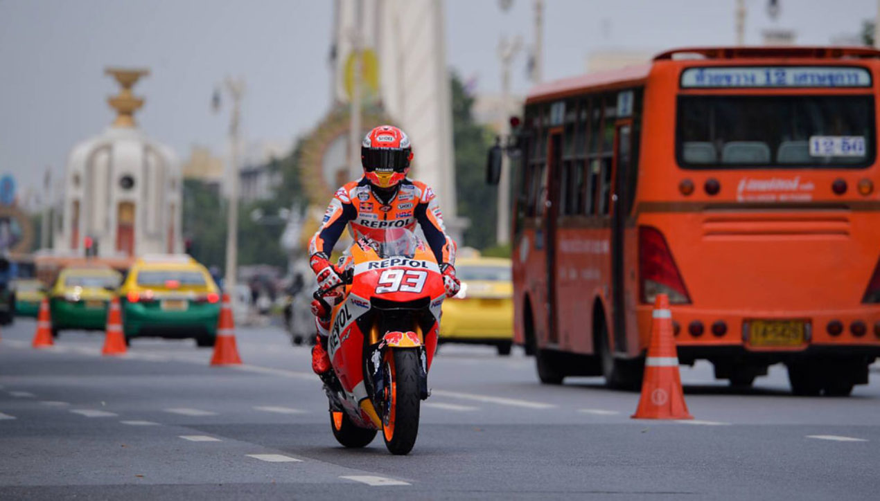 Marc Marquez ร่วมกิจกรรมประชาสัมพันธ์ MotoGP 2018 ในไทย