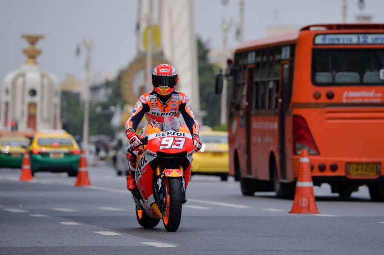 Marc Marquez ร่วมกิจกรรมประชาสัมพันธ์ MotoGP 2018 ในไทย