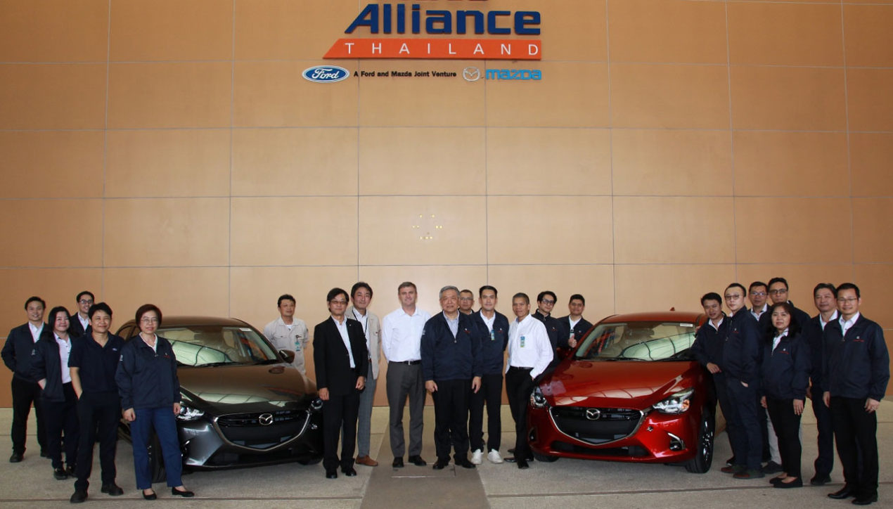 Mazda เยี่ยมชมโรงงานผลิตรถยนต์ Auto Alliance