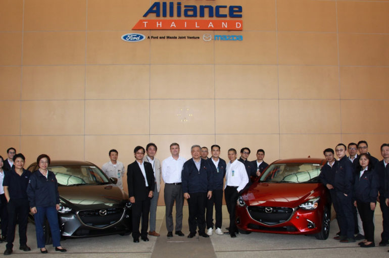 Mazda เยี่ยมชมโรงงานผลิตรถยนต์ Auto Alliance