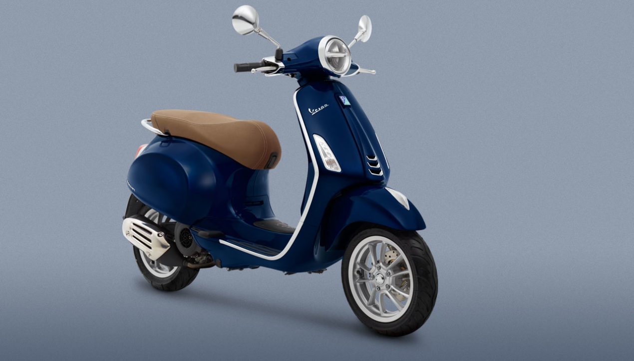 2019 Vespa Primavera 150 i-Get ABS สีใหม่ Blue Energia