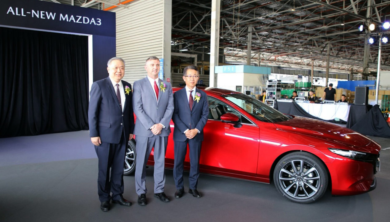 Mazda เริ่มเดินสายการผลิต Mazda3 ใหม่ในประเทศไทย