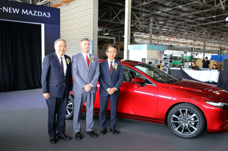 Mazda เริ่มเดินสายการผลิต Mazda3 ใหม่ในประเทศไทย