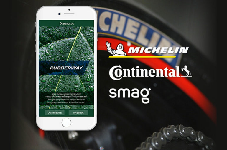 MICHELIN, Continental และ Smag ร่วมมือกันพัฒนาแอพลิเคชั่น Rubberway