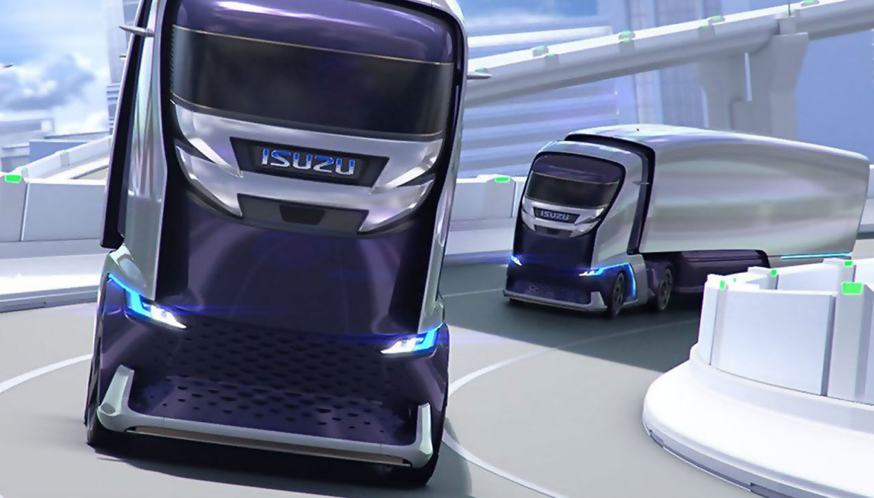 2019 Isuzu FL-IR รถหัวลากต้นแบบที่มาพร้อมฟังก์ชั่น Platoon