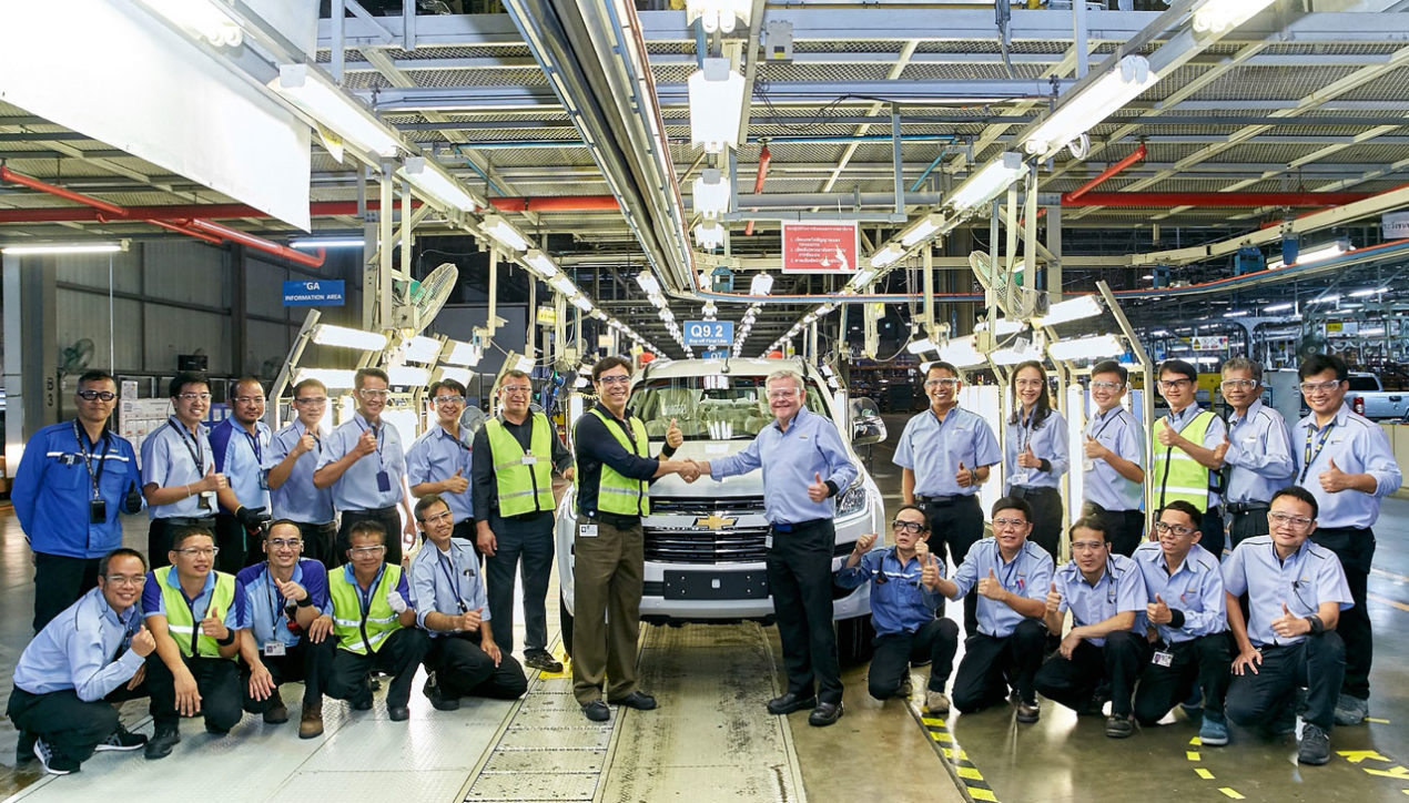 GM ประเทศไทย ขยายการส่งออก Chevrolet Trailblazer ไปยังอุซเบกิสถาน