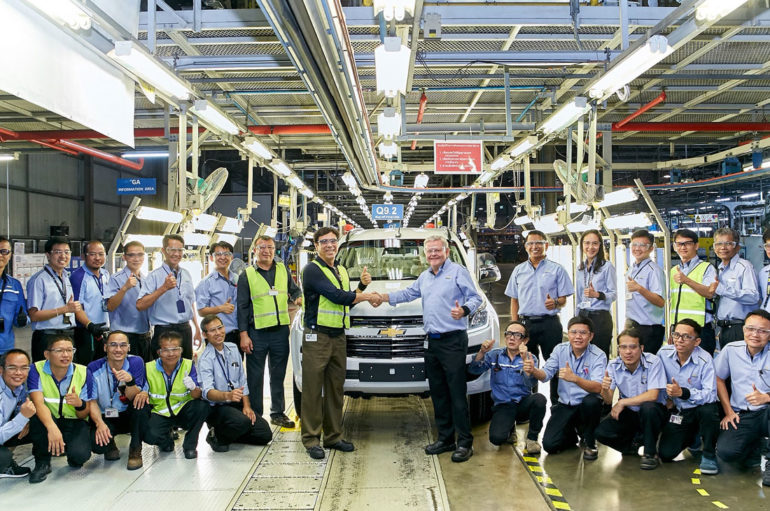 GM ประเทศไทย ขยายการส่งออก Chevrolet Trailblazer ไปยังอุซเบกิสถาน