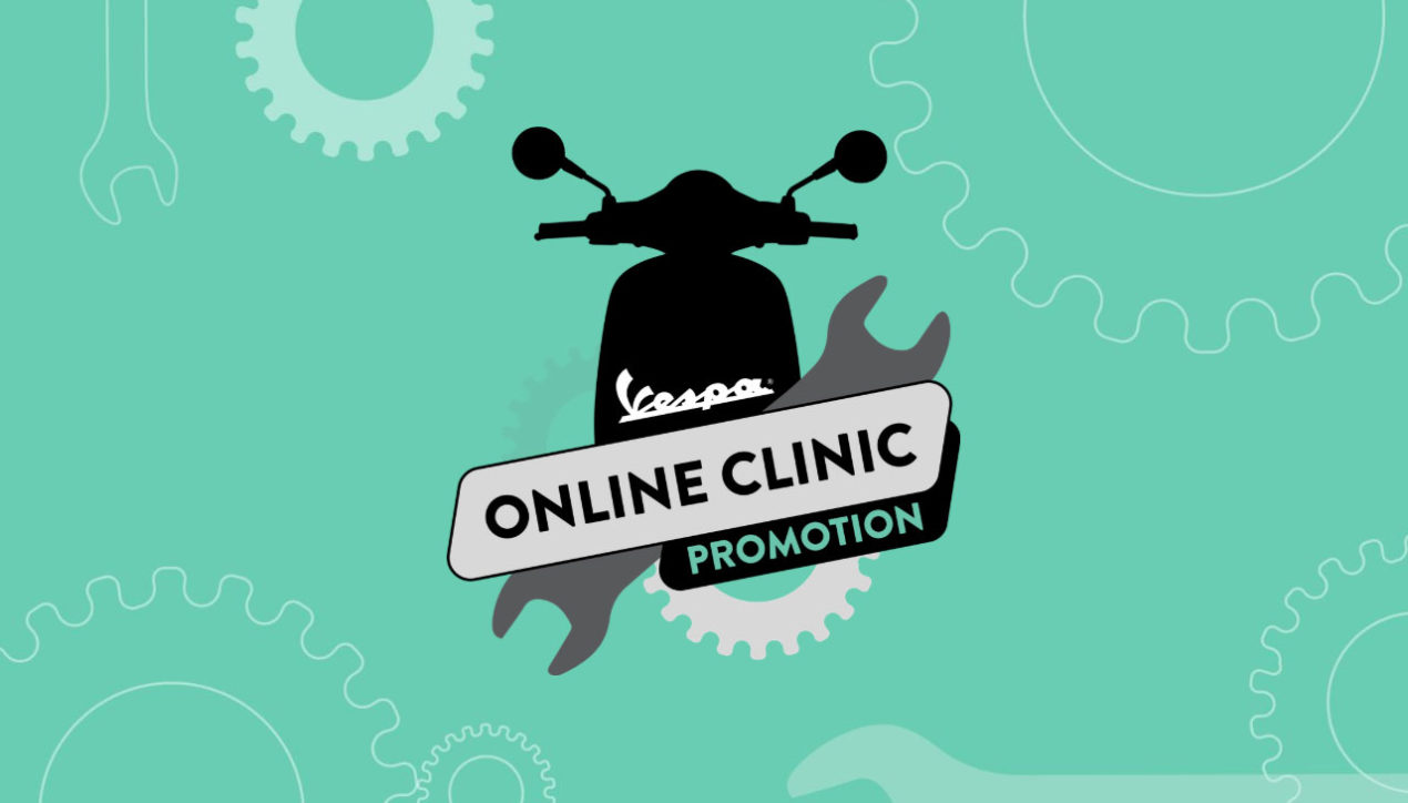 Vespa Online Clinic ตรวจเช็คสภาพรถ ฟรี 10 รายการ