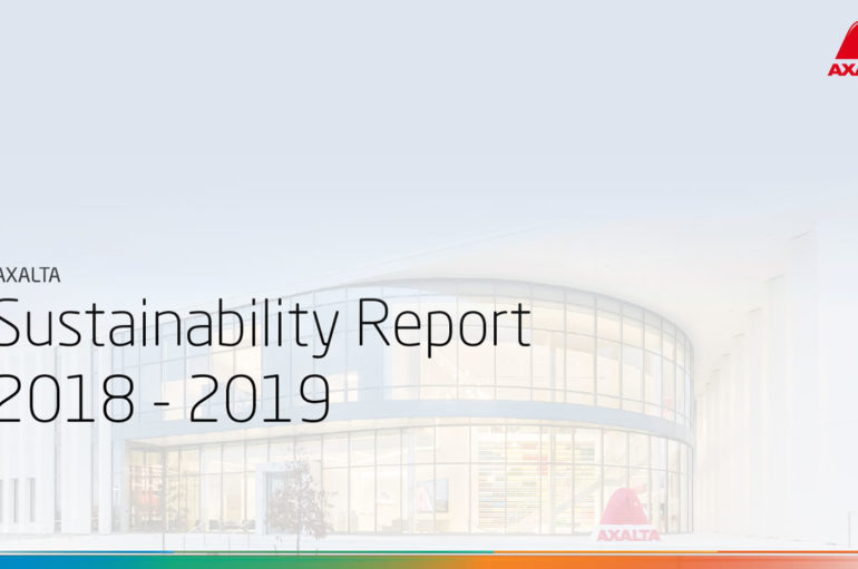 Axalta รายงานความยั่งยืนประจำปี 2018 -2019