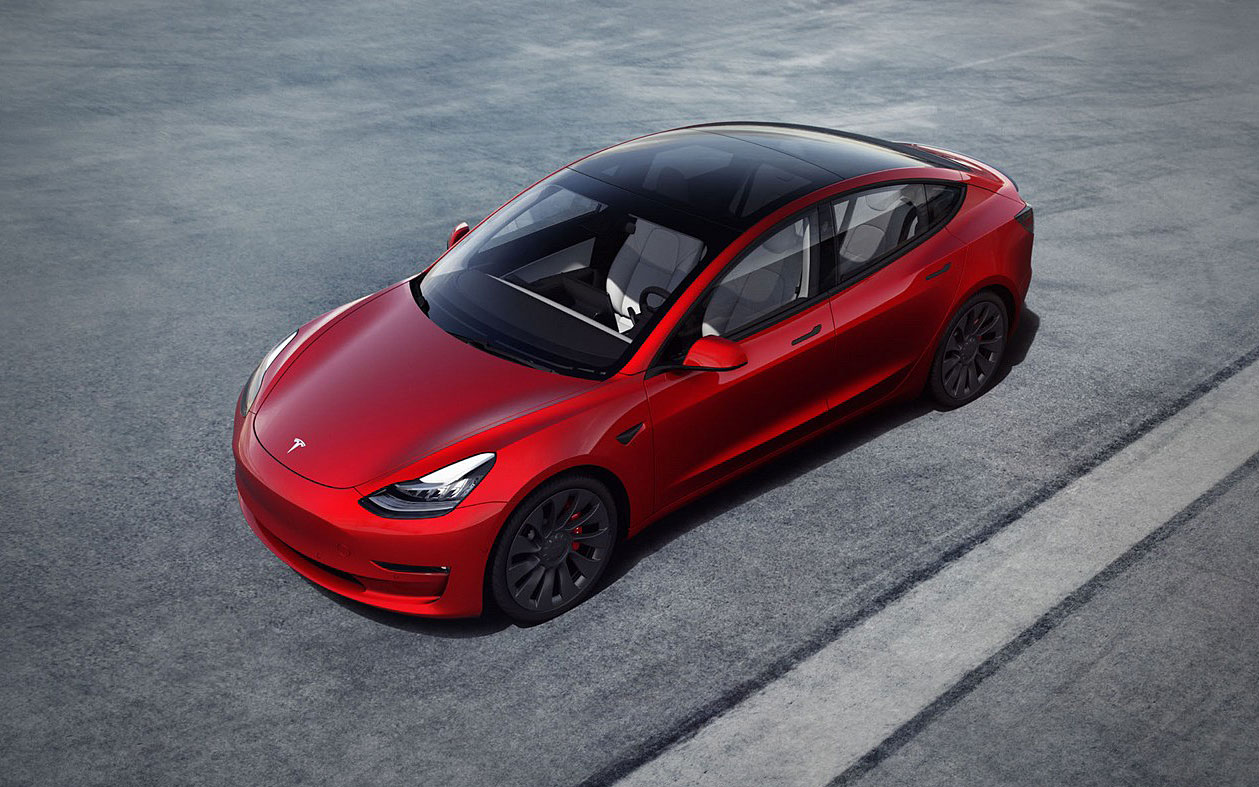 2021 Tesla Model 3 เพิ่มประสิทธิภาพ และวิ่งได้ไกลขึ้น - motortrivia