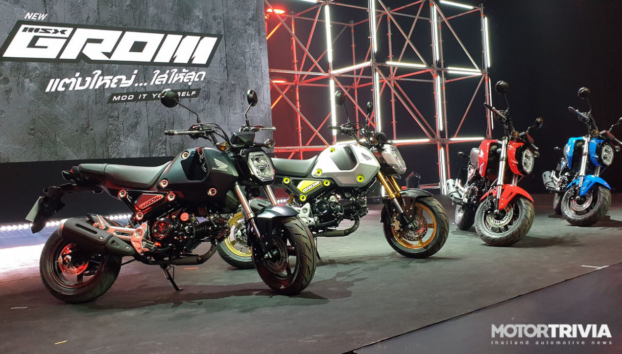 2021 Honda GROM มินิไบค์รุ่นใหม่ เน้นอิสระในการตกแต่ง