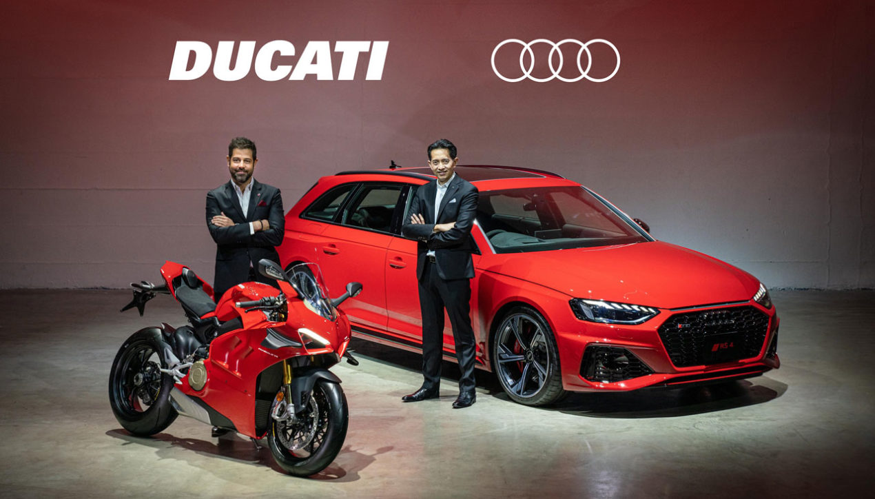 Ducati เลือก Audi เป็นพันธมิตรทางธุรกิจในประเทศไทย