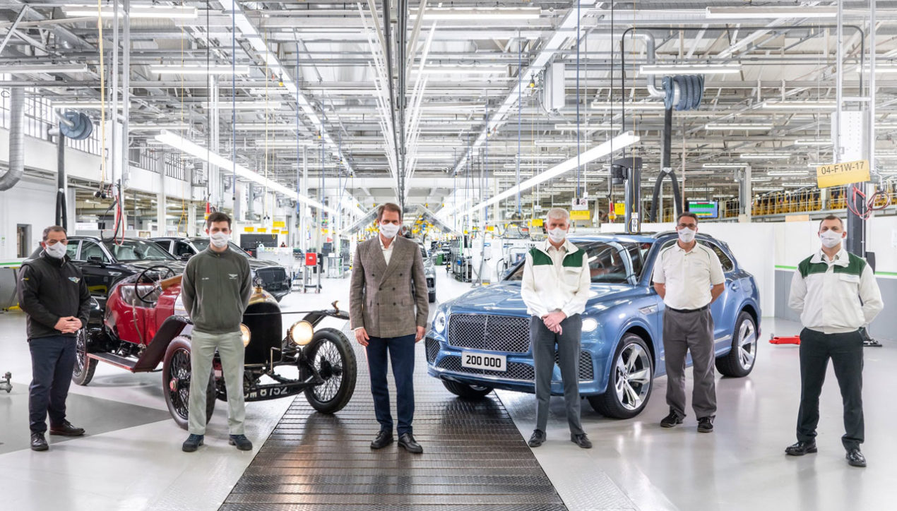 Bentley Motors ฉลองยอดการผลิตรถหรูคันที่ 200,000