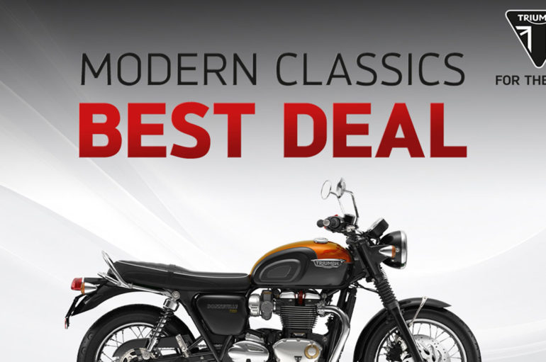 Triumph จัดโปรฯ ครึ่งหลังปี 64 : Modern Classics Best Deal