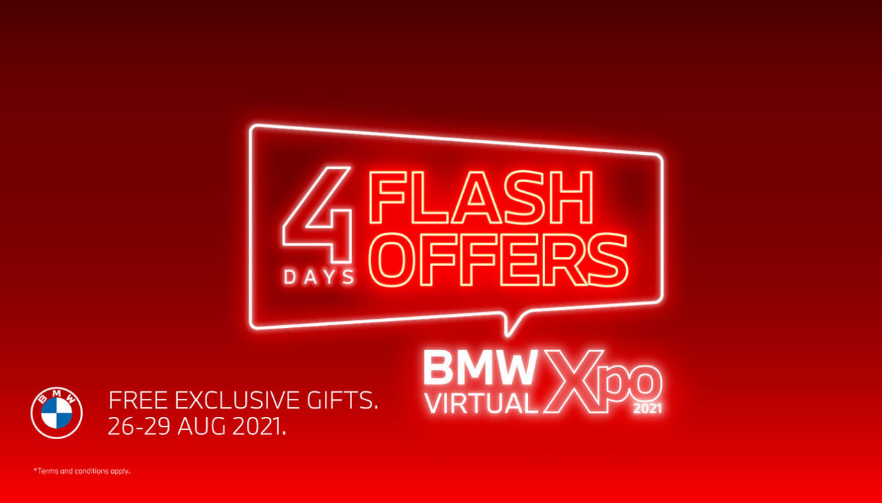 BMW Virtual Xpo เซอร์ไพรส์กับ 4 Days Flash Offers