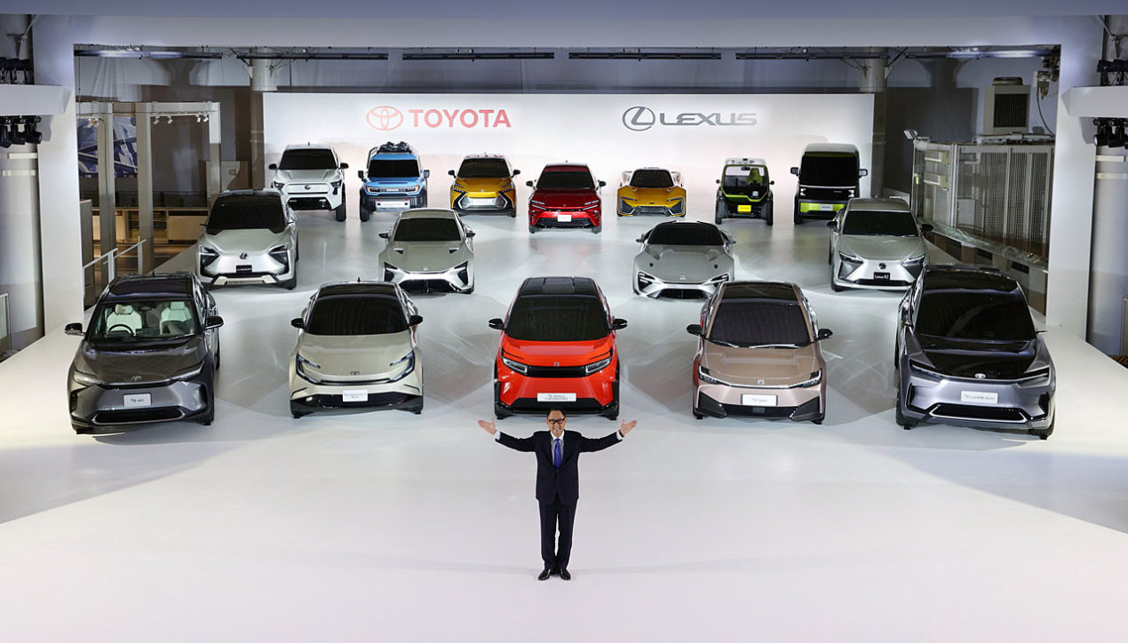 Toyota เผยโฉม 15 ต้นแบบไฟฟ้า พรีวิวรถรุ่นสำคัญหลายรุ่น
