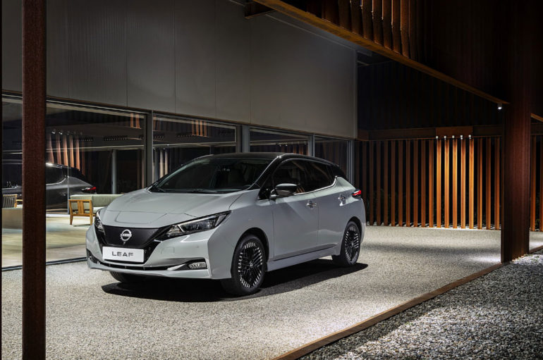 2022 Nissan Leaf เปิดตัวรุ่นปรับโฉม เตรียมทำตลาดยุโรป