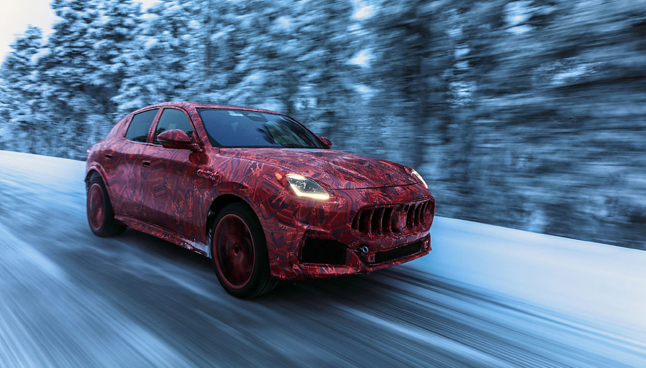Maserati Grecale วิ่งทดสอบท่ามกลางอุณหภูมิเย็นจัดในสวีเดน